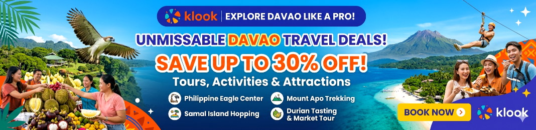 Klook Travel Deals: Davao