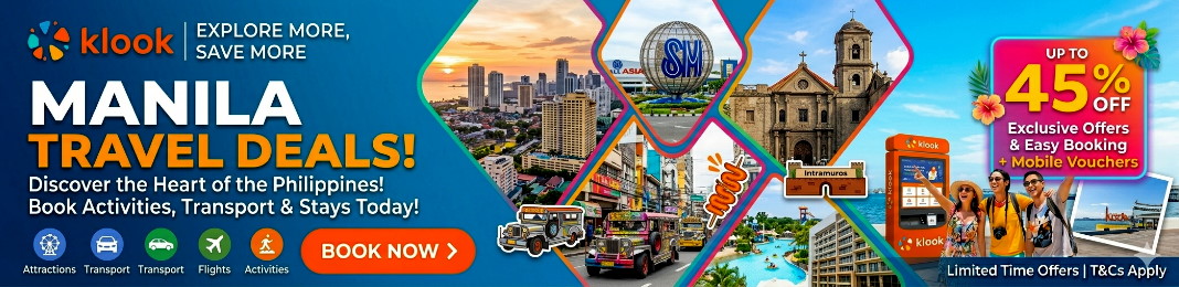 Klook Travel Deals: Manila